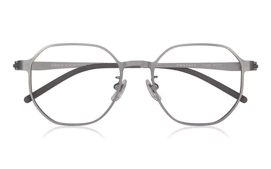 Eyeglasses OWNDAYS | AIR AF1035G-3A  Matte Silver 
