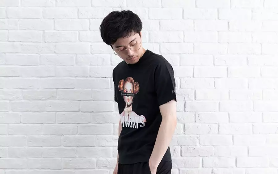 Cloth OWNDAYS OWNDAYS-T-shirt-Model-BK  ブラック 