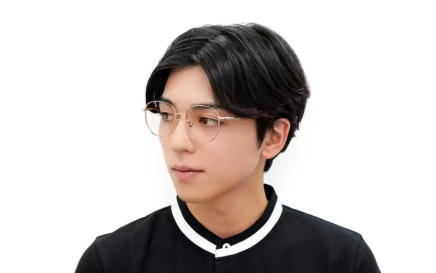 Eyeglasses +NICHE NC3031X-4S  ゴールド 