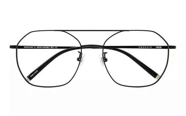 Eyeglasses +NICHE NC3011K-0S  マットブラック 