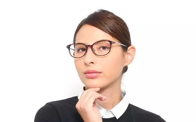 Eyeglasses OWNDAYS | ESSENTIAL CL2004J-8A  Red Demi 