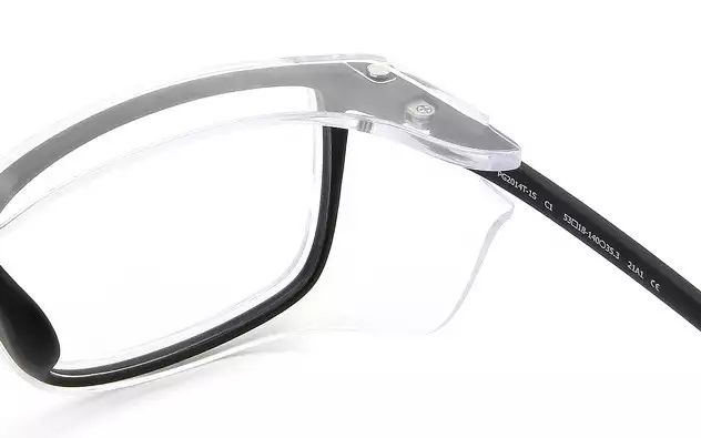 Eyeglasses OWNDAYS 花粉 2WAY GUARD PG2014T-1S  ブラック 