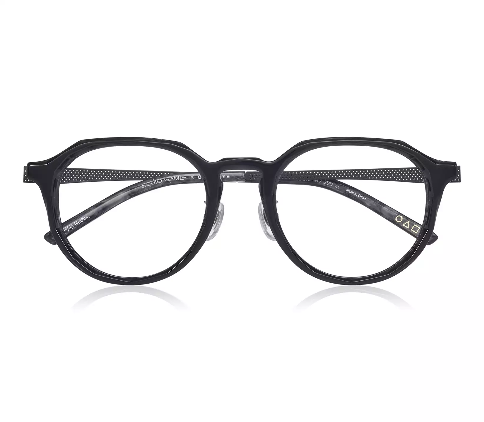 Eyeglasses イカゲーム × OWNDAYS SG2001G-5S  ブラック 
