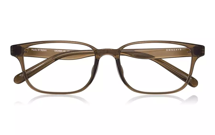 Eyeglasses OWNDAYS | ESSENTIAL OR2080L-4S  Clear Brown 