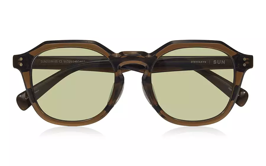 Sunglasses OWNDAYS | SUN SUN2119X-5S  ブラウン 