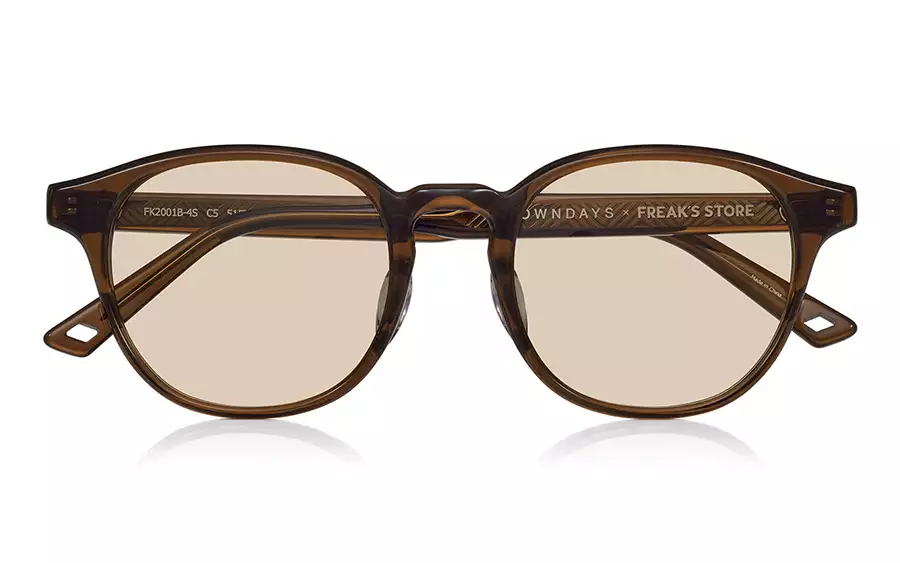 Sunglasses OWNDAYS × FREAK'S STORE FK2001B-4S  Dark Brown 