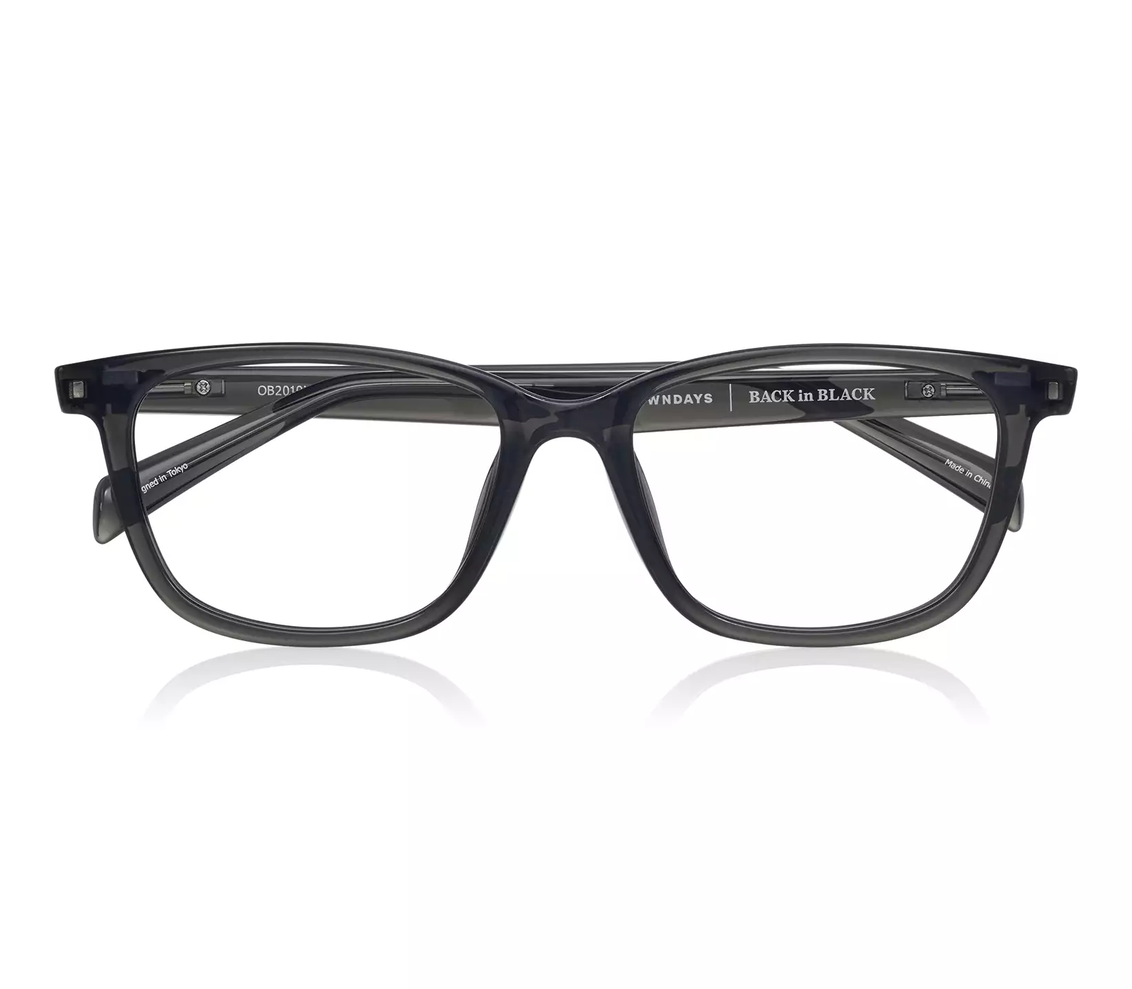 Eyeglasses BACK in BLACK OB2010X-5A  クリアブラック 