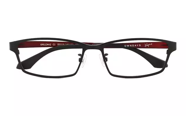 Eyeglasses K.moriyama KM1134-G  ブラック 