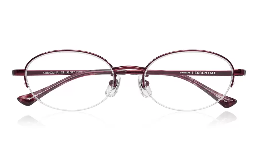 Eyeglasses OWNDAYS | ESSENTIAL OR1059M-4A  Dark Red 
