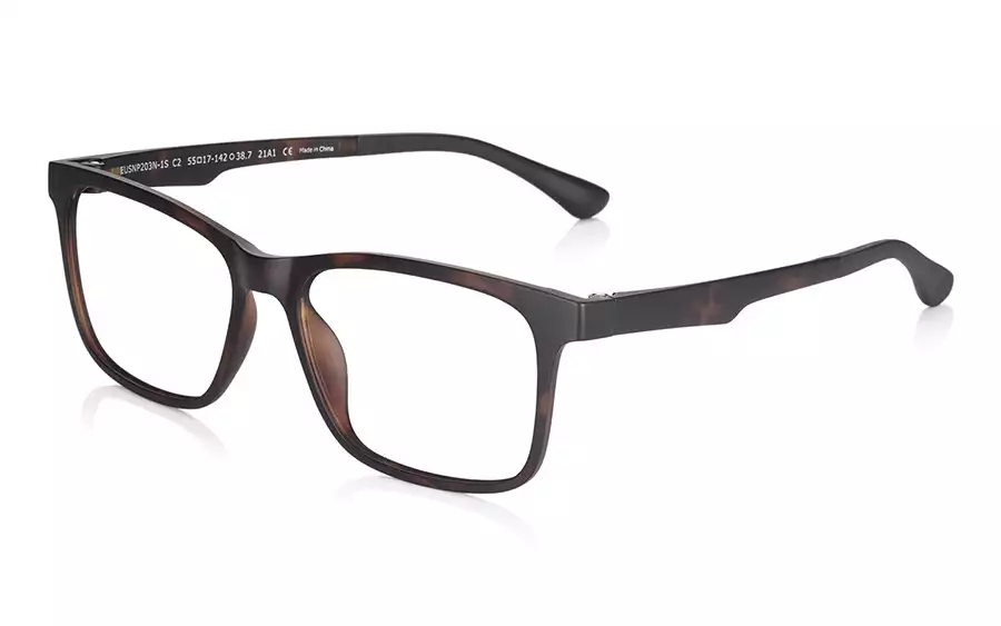 Eyeglasses OWNDAYS | SUN EUSNP203N-1S  Brown Demi 
