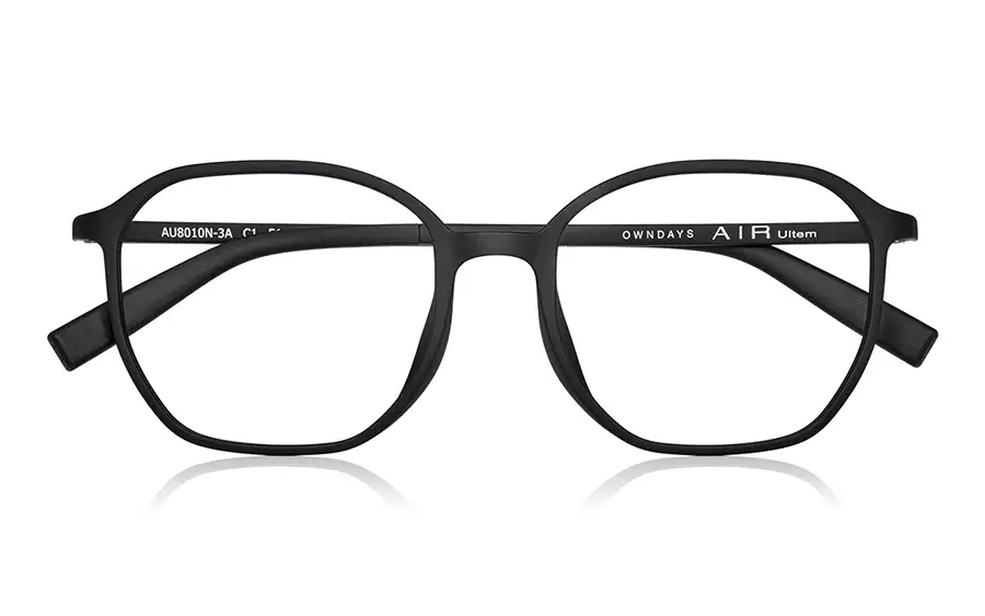 Eyeglasses OWNDAYS | AIR AU8010N-3A  Matte Black 