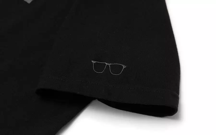 Cloth OWNDAYS OWNDAYS-T-shirt-Logo01-BK  ブラック 
