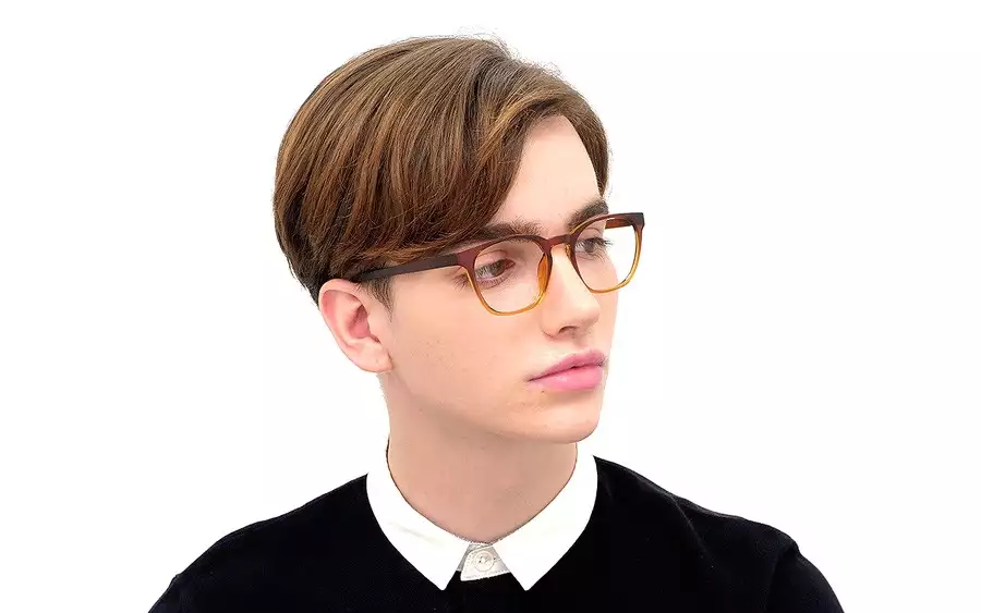 Eyeglasses OWNDAYS | AIR EUAU202T-1S  Brown 