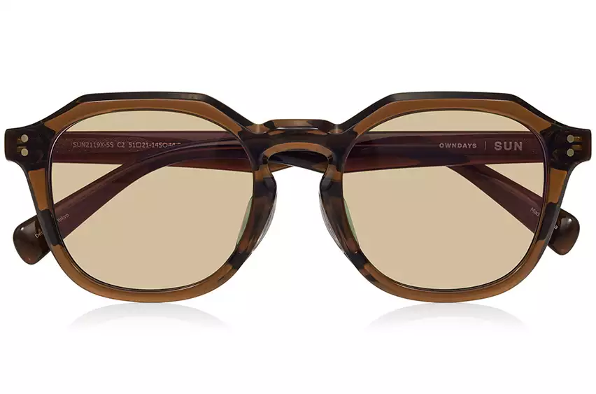 Sunglasses OWNDAYS | SUN SUN2119X-5S  Brown 