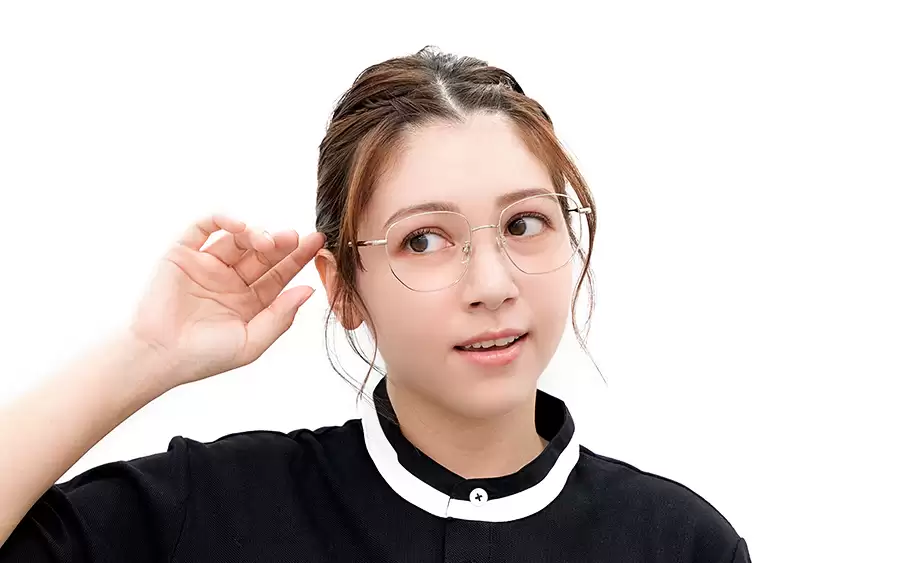 Eyeglasses +NICHE NC3031X-4S  ゴールド 